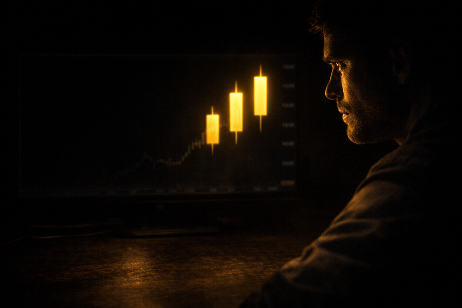 Trader oceniający przyszłość przez pryzmat ostatnich zagrań